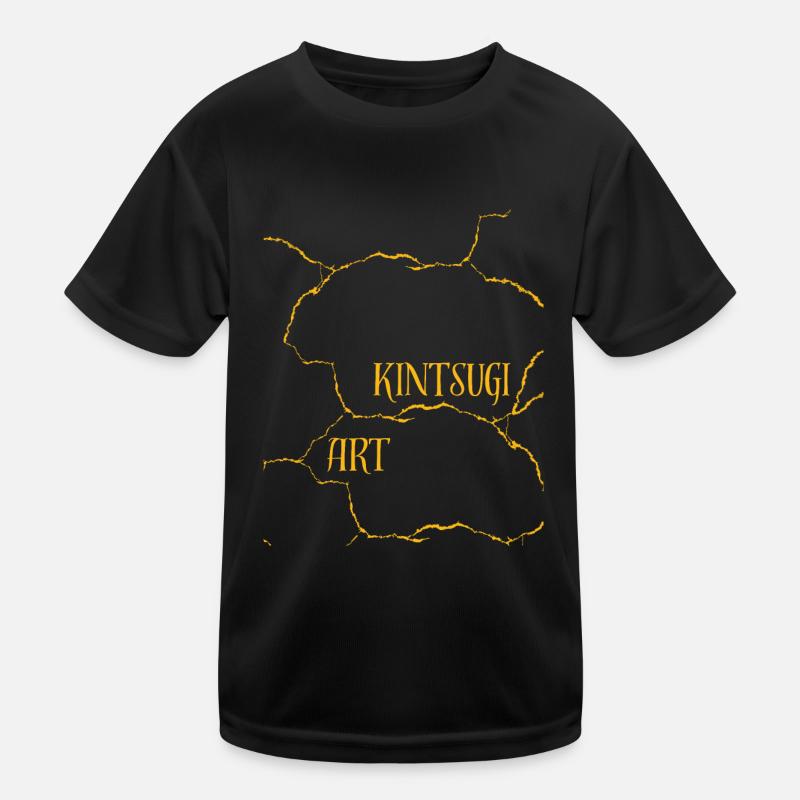 Kintsugi Art Pottery Risse und Misserfolge Kinder Funktions-T-Shirt