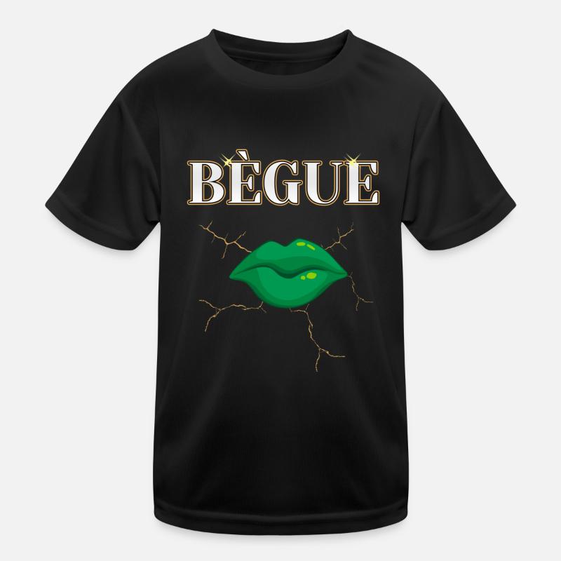 Bègue Parole Bouche Verte Art Moderne T-shirt sport Enfant