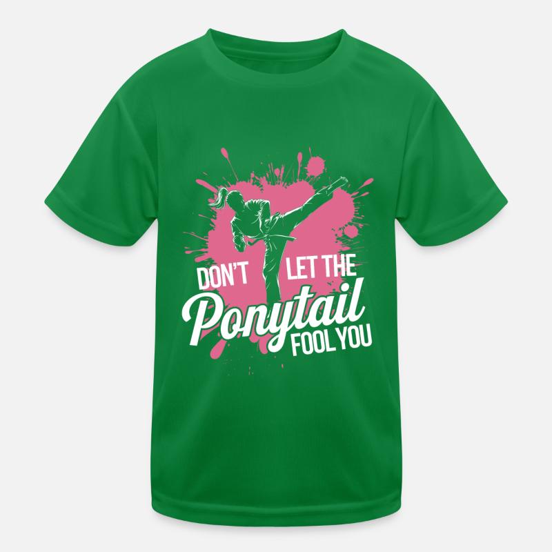 Karate with Determination Kids Functional T-Shirt