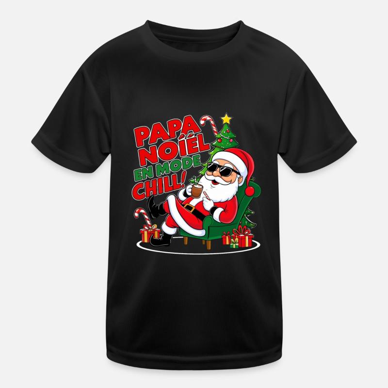 Der Weihnachtsmann im Chill-Modus Kinder Funktions-T-Shirt