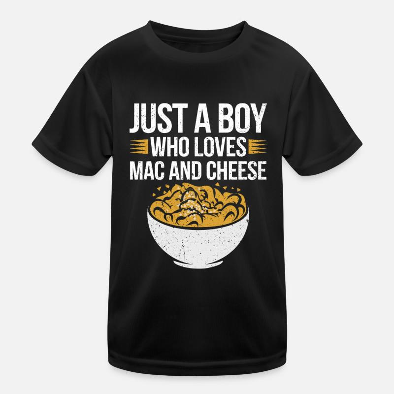 Mac 'n' Cheese Fan Kinder Funktions-T-Shirt