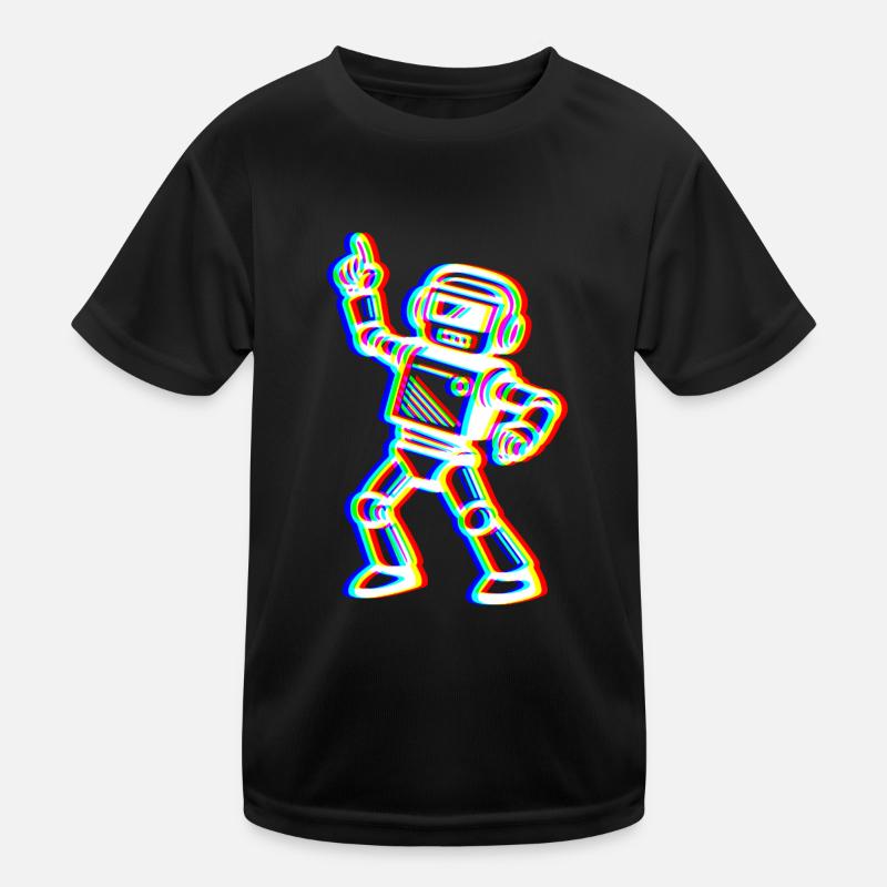 Glitch Bot – Dein Beat! Kinder Funktions-T-Shirt