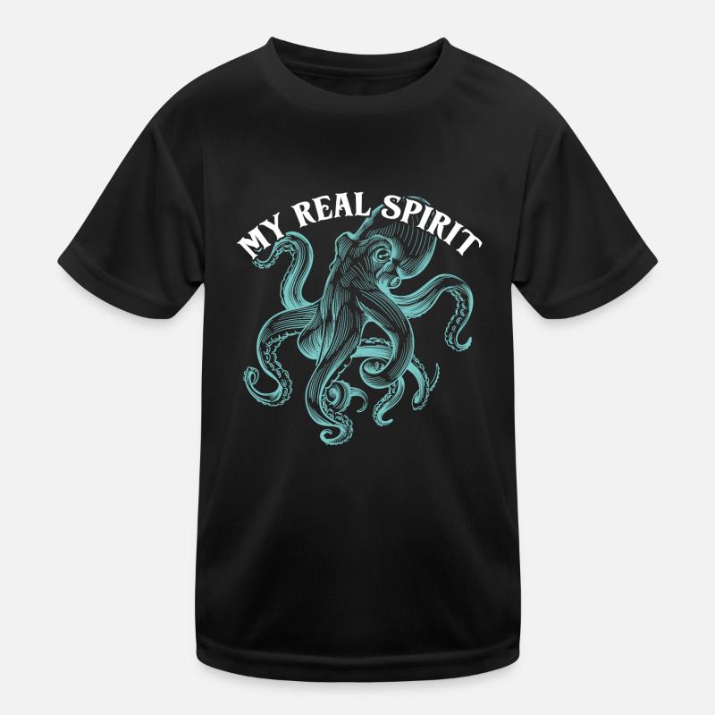 La pieuvre est mon animal préféré mon T-shirt sport Enfant