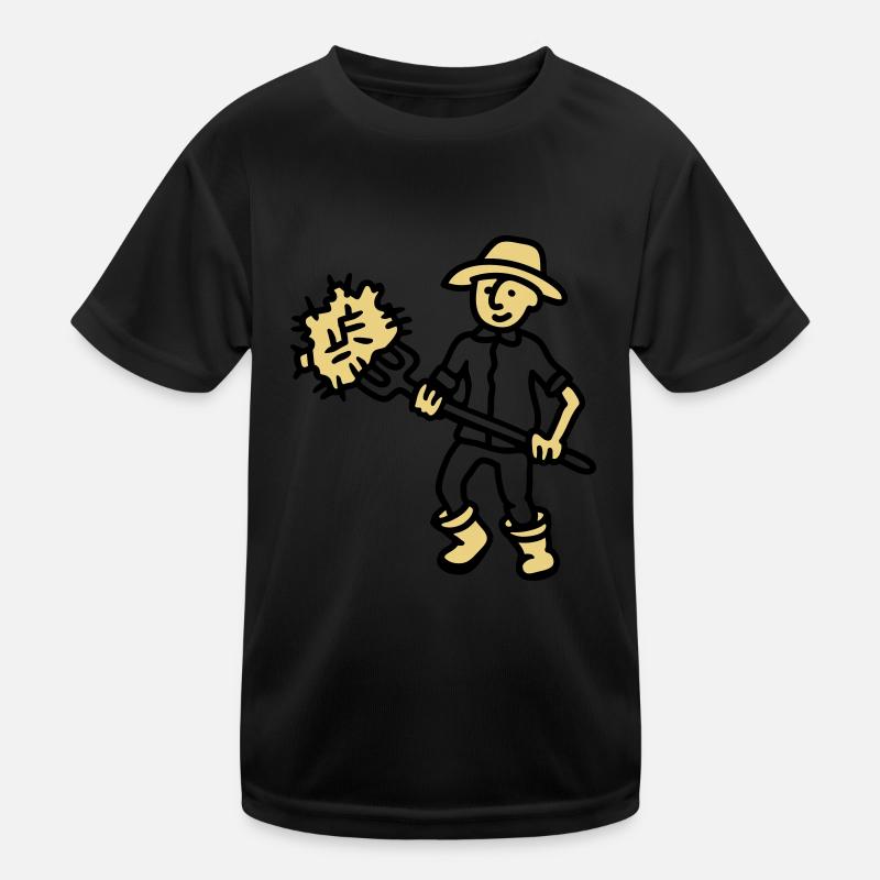 Farmer hay Kids Functional T-Shirt