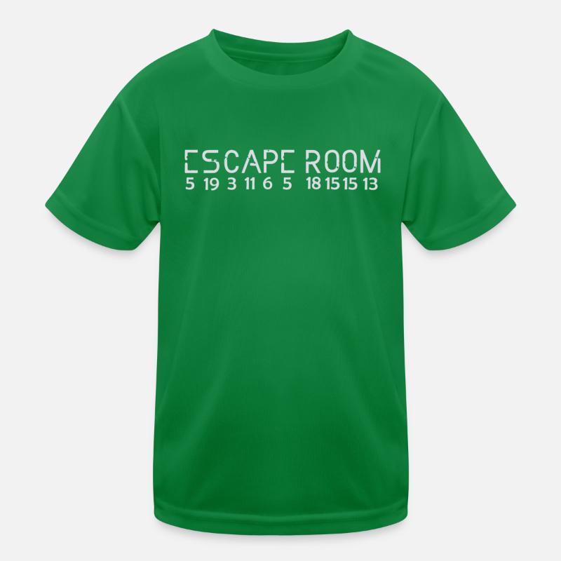 Escape Room Code Kids Functional T-Shirt