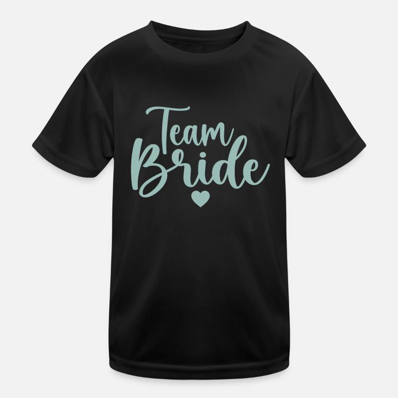 Team Braut Kinder Funktions-T-Shirt