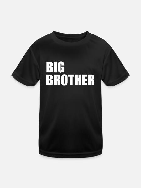 Big brother - Kids Functional T-Shirt - black - Front