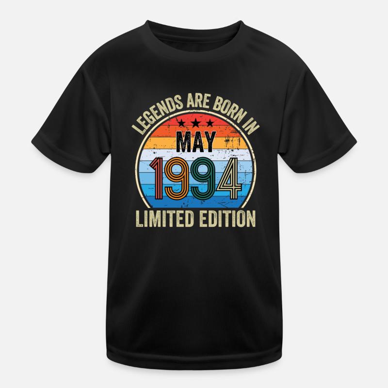 Legends Are Born In May 1994 Limited Edition Kids Functional T-Shirt