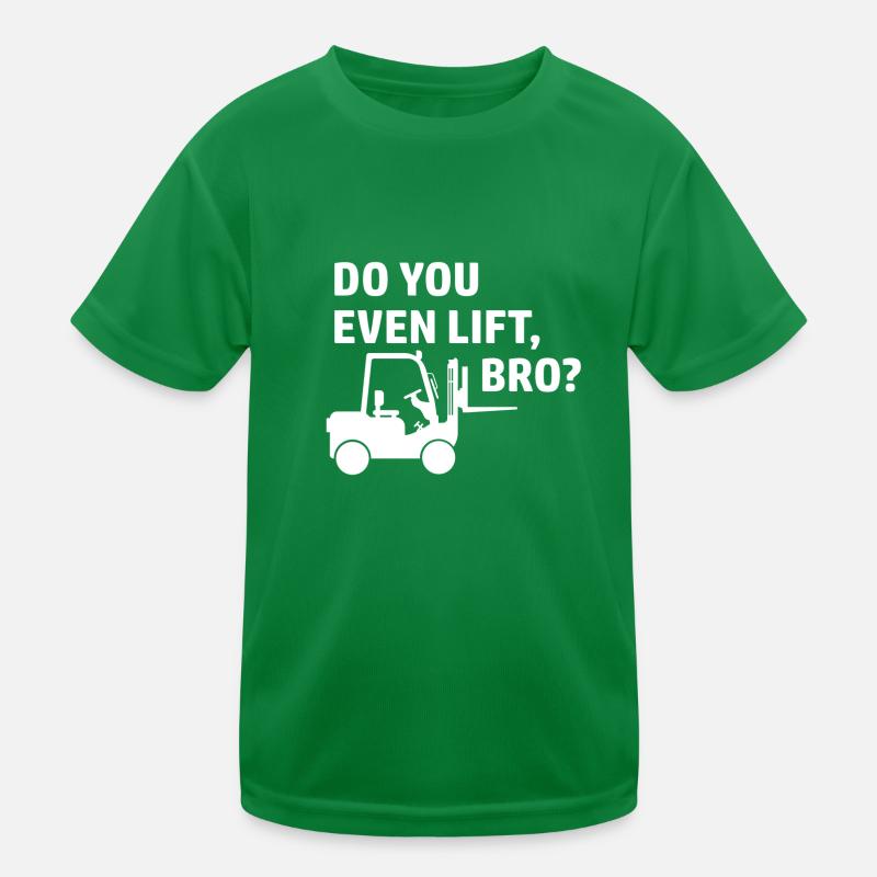 Gabelstapler Stapler Staplerfahrer Spruch Kinder Funktions-T-Shirt