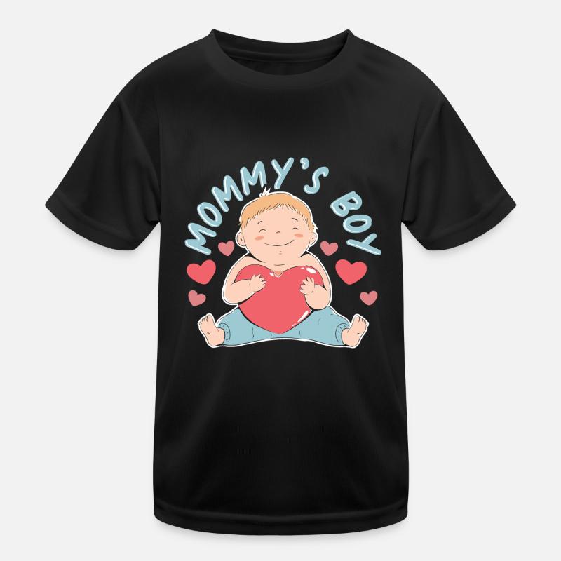 Mommys Boy Kinder Funktions-T-Shirt