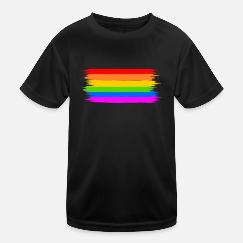 rainbow flag Kids Functional T-Shirt