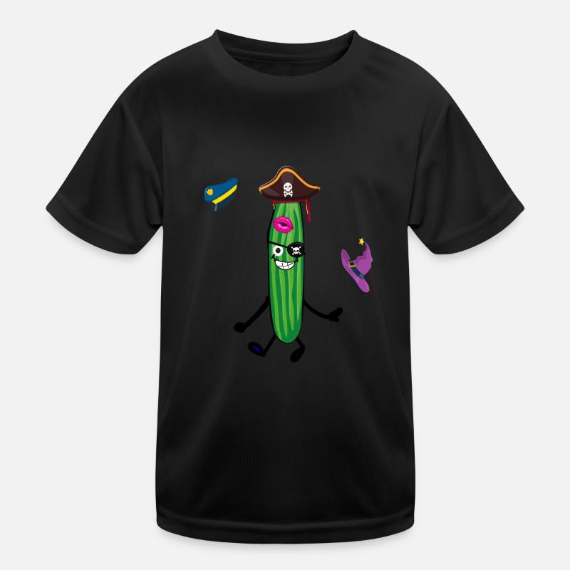 concombre de carnaval, concombre, carnaval, pirate, marin T-shirt sport Enfant