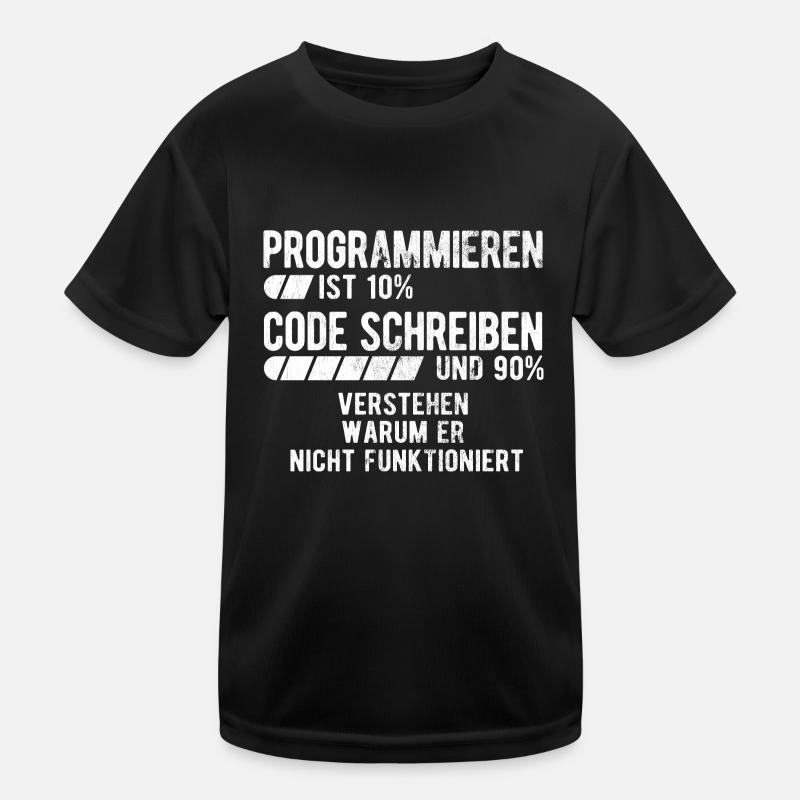 Informatik Informatiker Programmierer Kinder Funktions-T-Shirt
