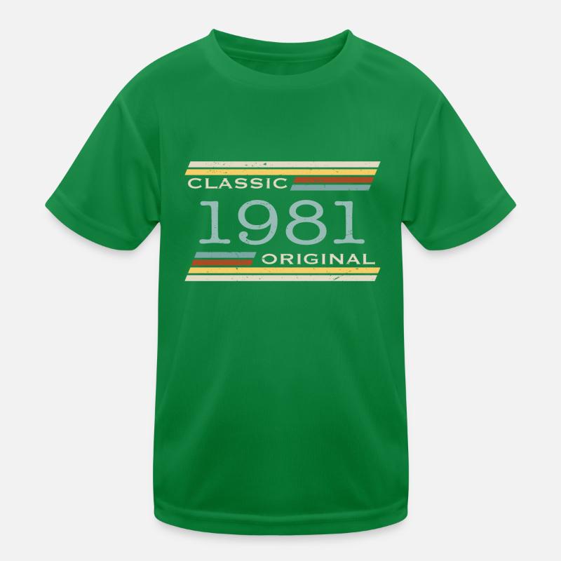 Vintage 1981, Classique, Original(e) T-shirt sport Enfant