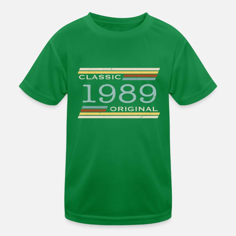 Vintage 1989, Classic, Original Kids Functional T-Shirt