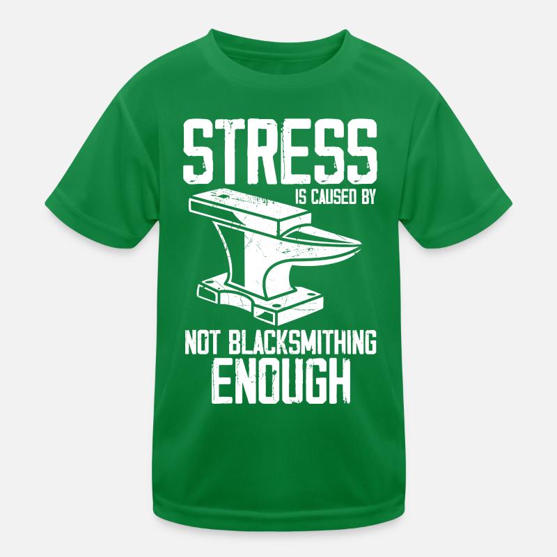 Forging gifts | Blacksmith Metalsmith Hobby Kids Functional T-Shirt