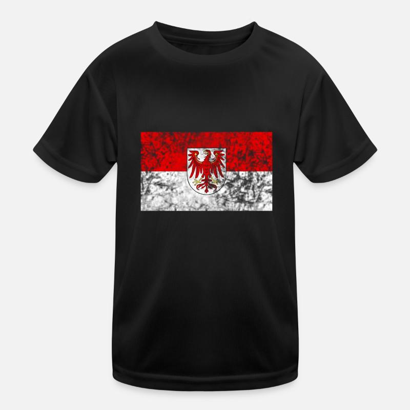Drapeau de Brandebourg T-shirt sport Enfant