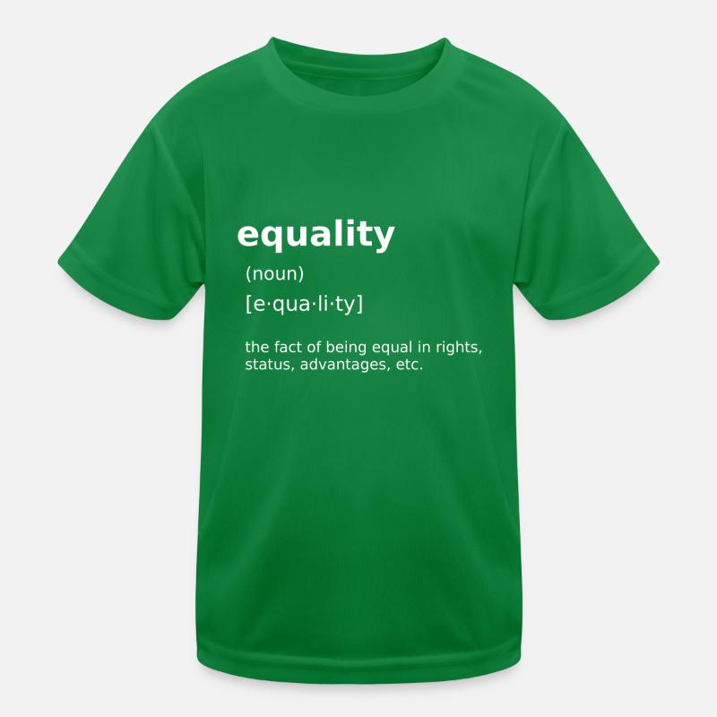 Equality Kinder Funktions-T-Shirt