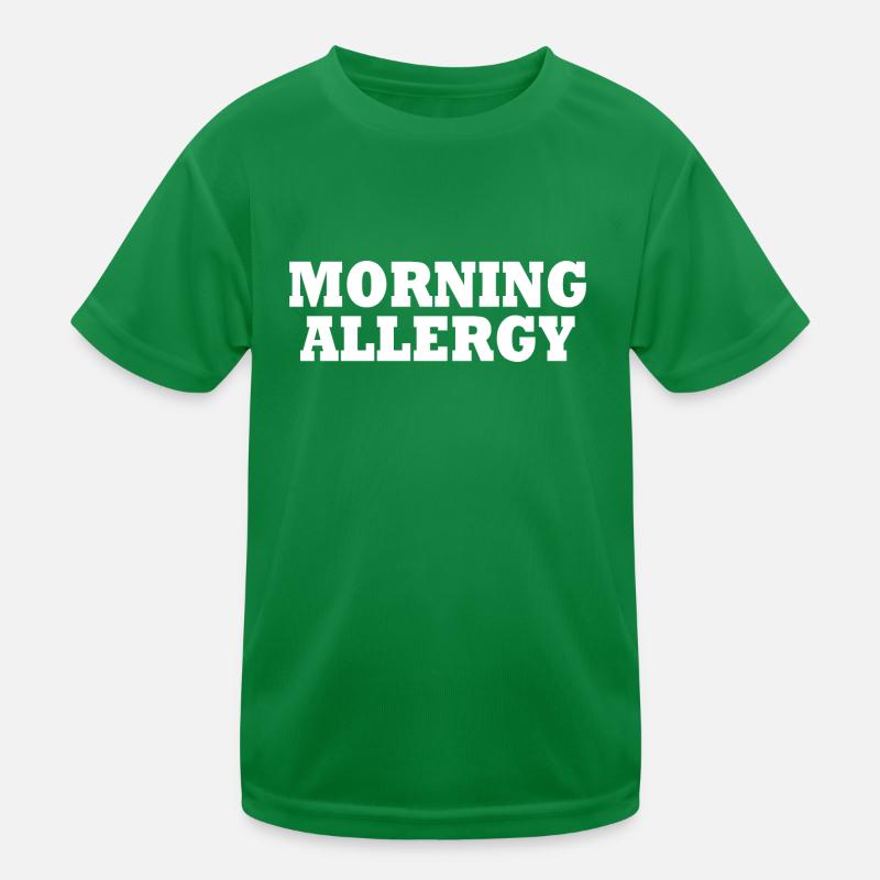 morning allergy Kinder Funktions-T-Shirt