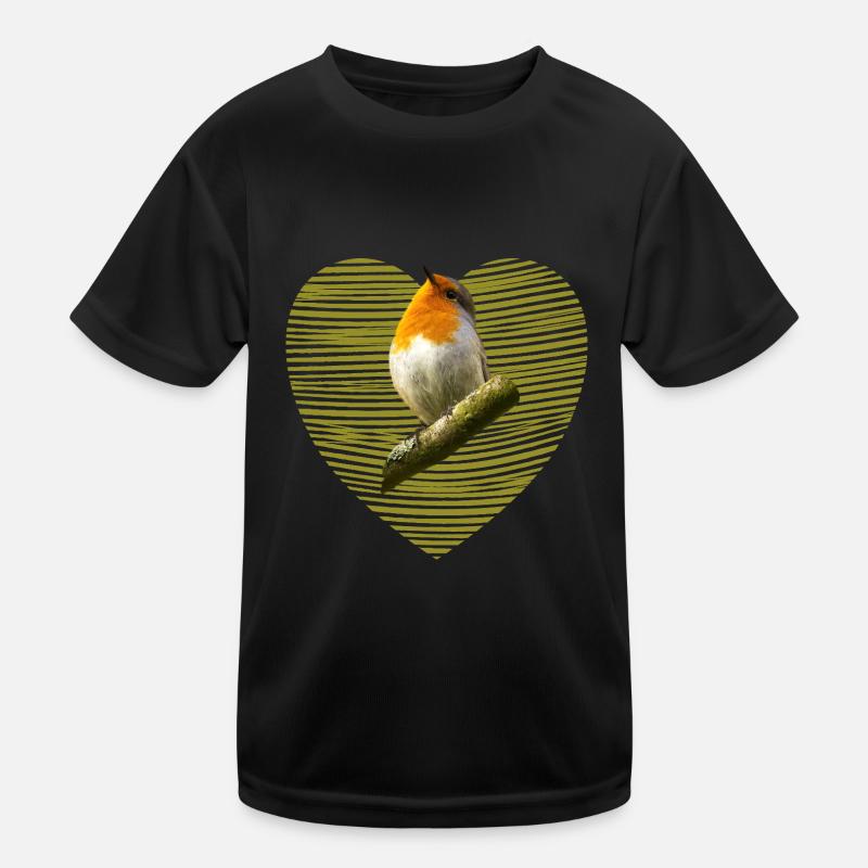 Robin Bird Kids Functional T-Shirt