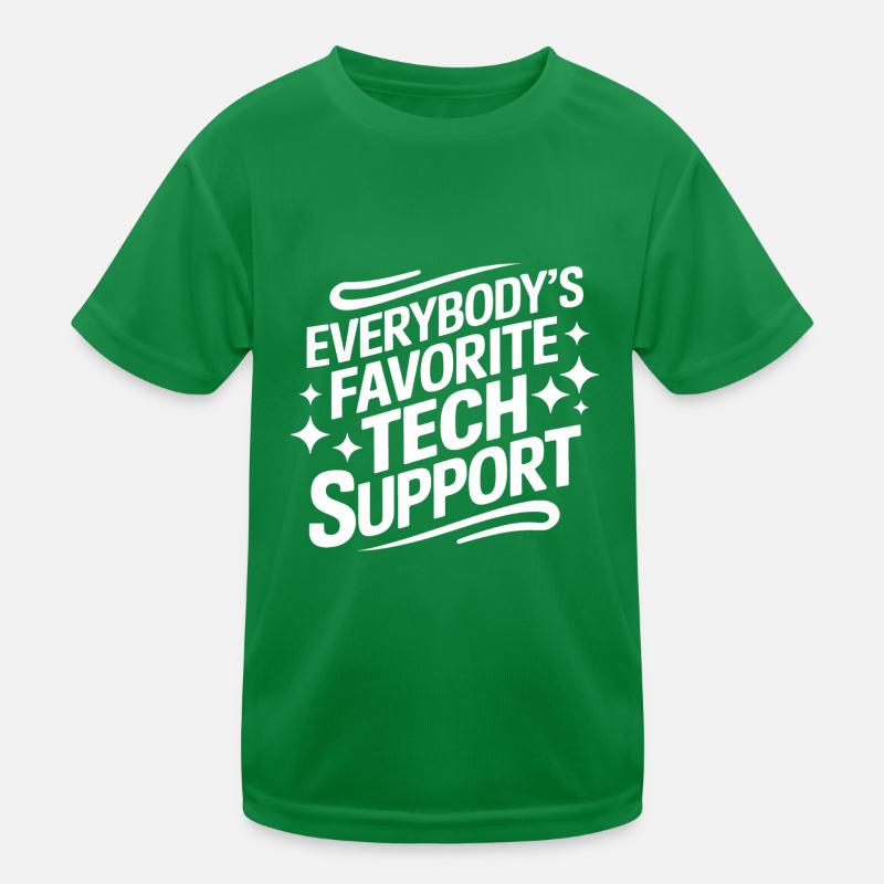 Technical Support Computer Kids Functional T-Shirt