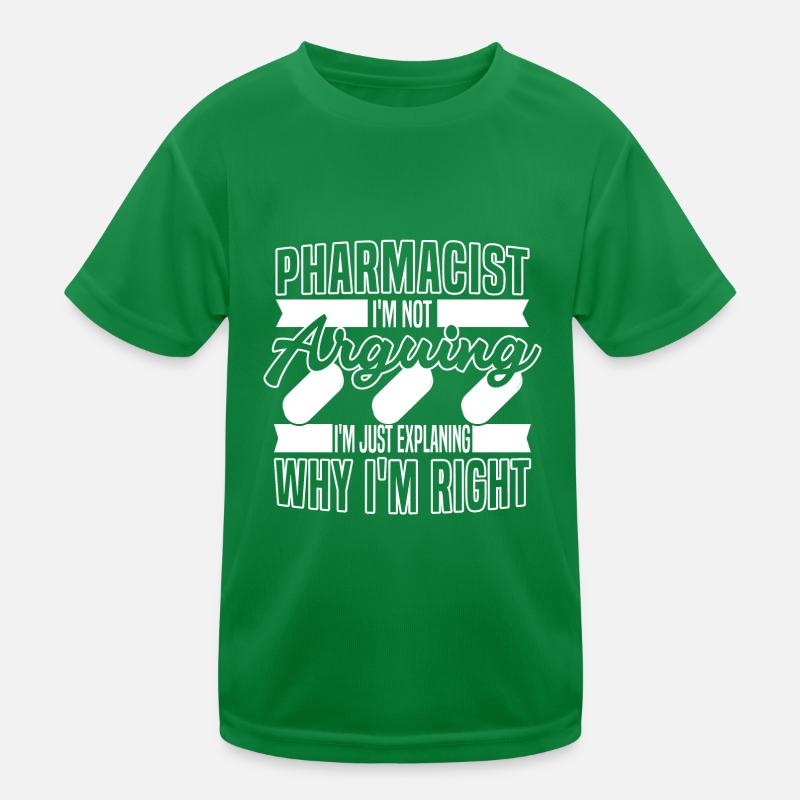 Pharmacist Gift Idea | Pharmacist Pharmacy Profession Kids Functional T-Shirt