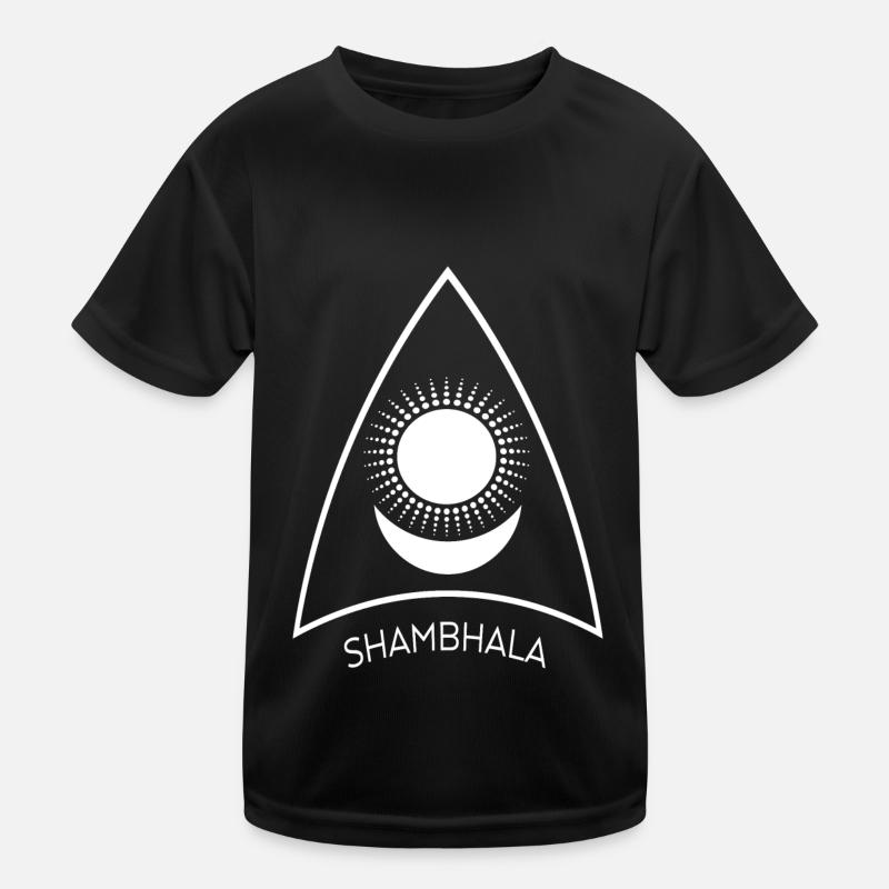 Shambhala Soleil Lune Symbole 2 T-shirt sport Enfant