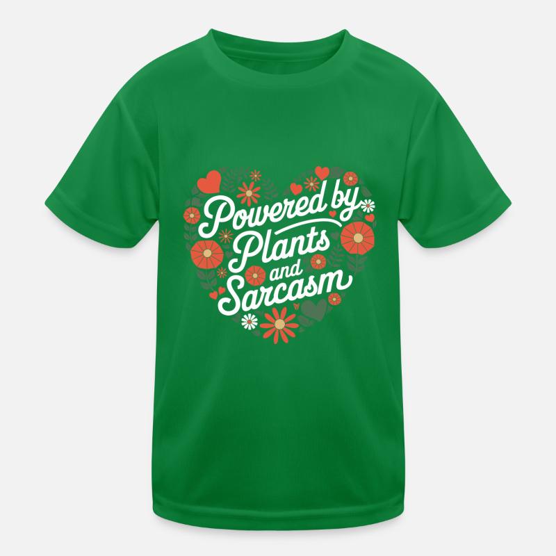 Vegetarisch Vegan Veggie Vegetarier Kinder Funktions-T-Shirt