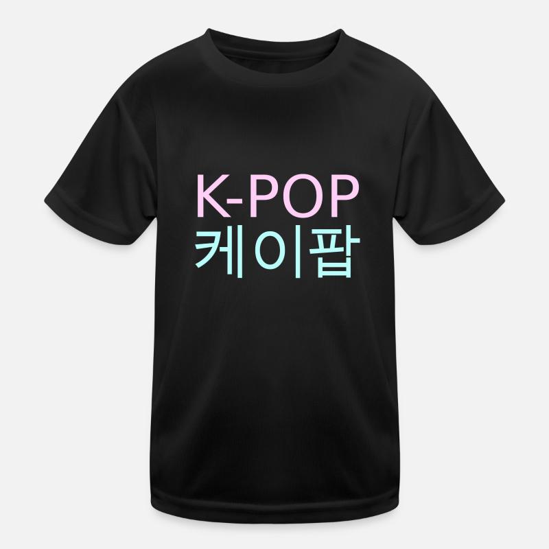 K-Pop Korean Pop Music Kids Functional T-Shirt