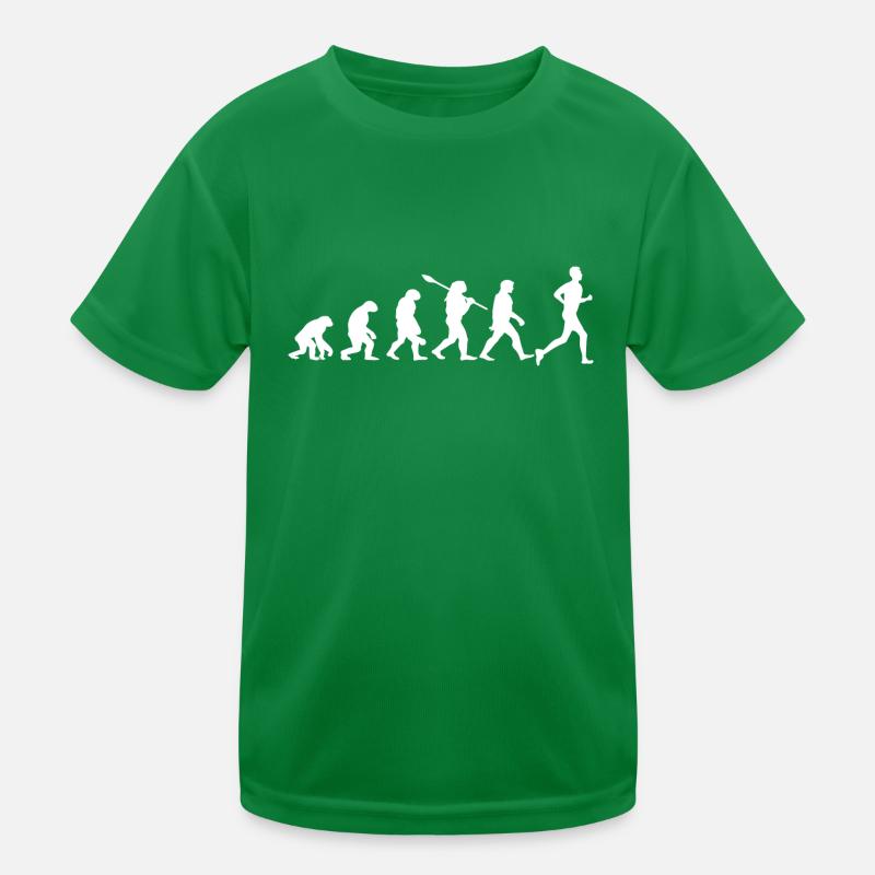 Entwicklung des Marathons Kinder Funktions-T-Shirt