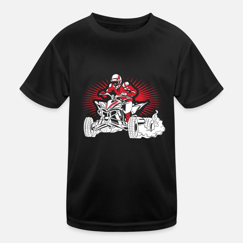 Quad Kinder Funktions-T-Shirt