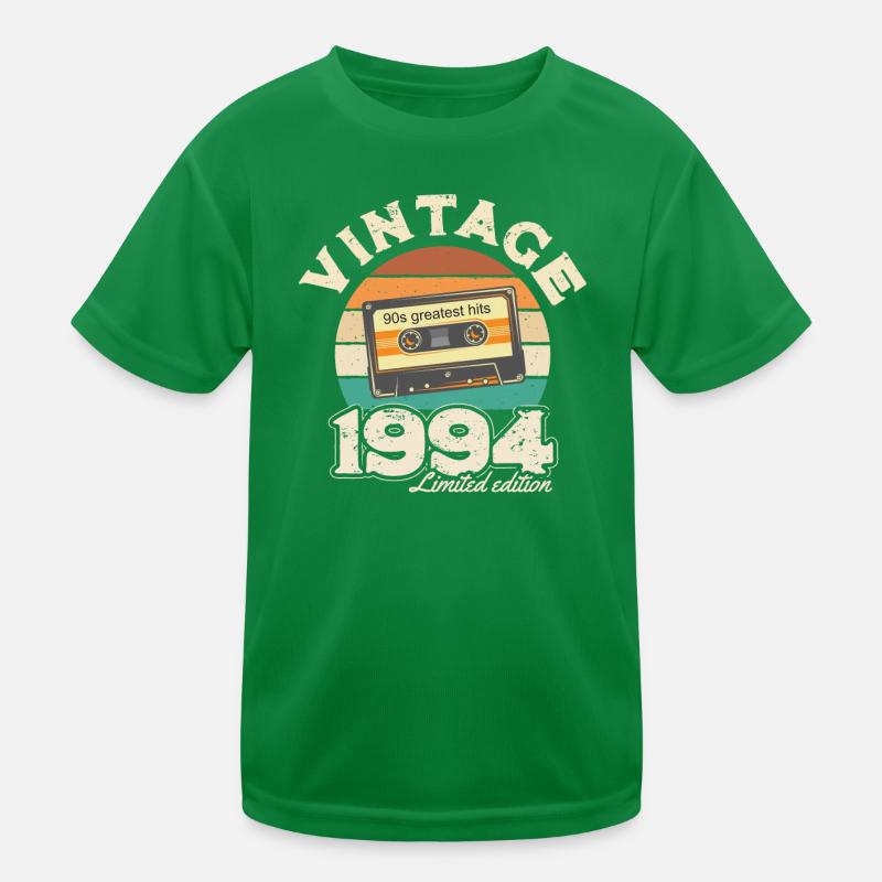 1994 Retro Sonnenuntergang Kassette - 1994 Geburtstagsgeschenk Kinder Funktions-T-Shirt