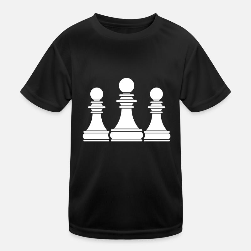 Chess - Kids Functional T-Shirt - black