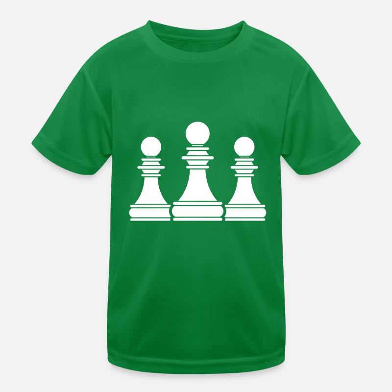 Schach Kinder Funktions-T-Shirt