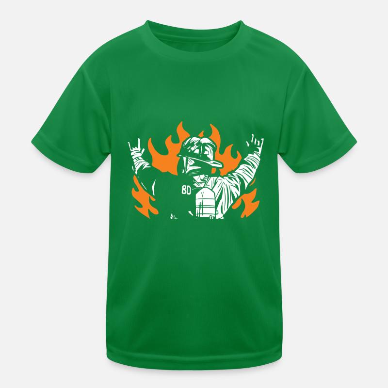 fire brigade Kids Functional T-Shirt
