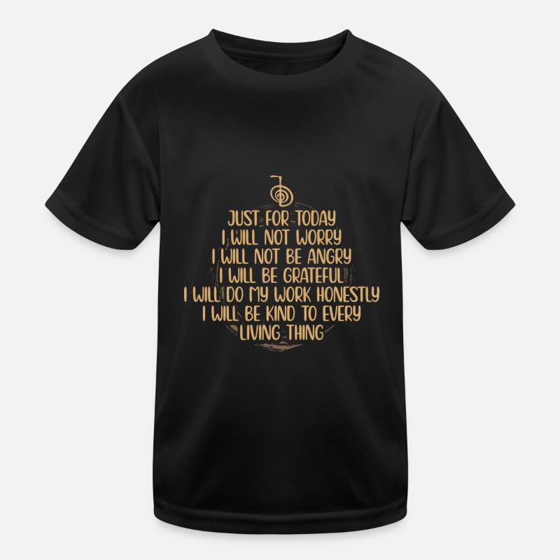 Reiki Sprüche Kinder Funktions-T-Shirt