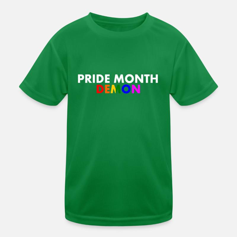 pride month demon Kinder Funktions-T-Shirt
