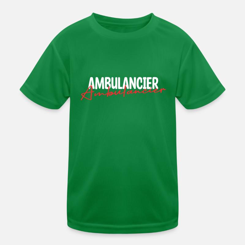 Ambulancier. T-shirt sport Enfant