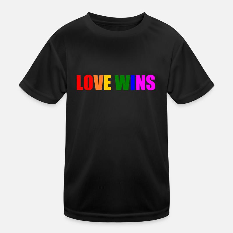 Love wins Kids Functional T-Shirt