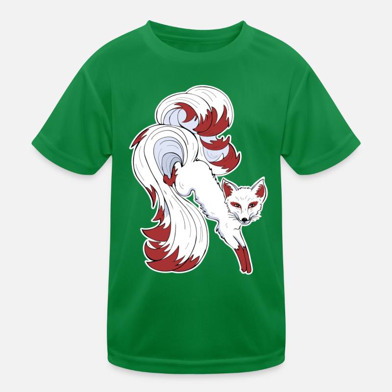 Nine-tailed fox Kids Functional T-Shirt