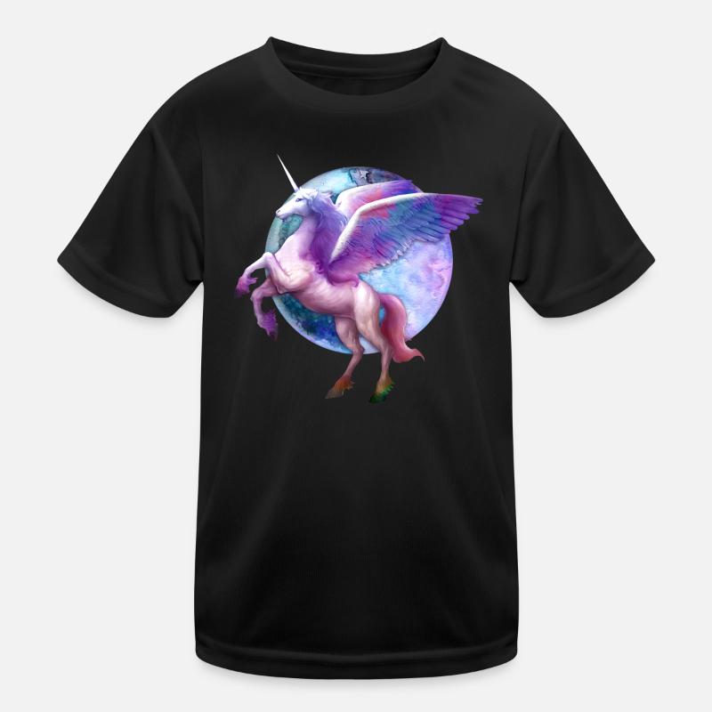 Pegasus Pferd Grafik Kinder Funktions-T-Shirt