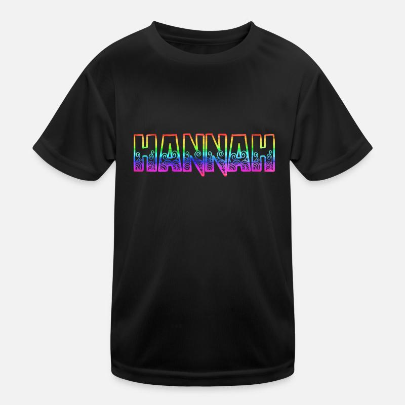 hannah rs regenbogen Kinder Funktions-T-Shirt