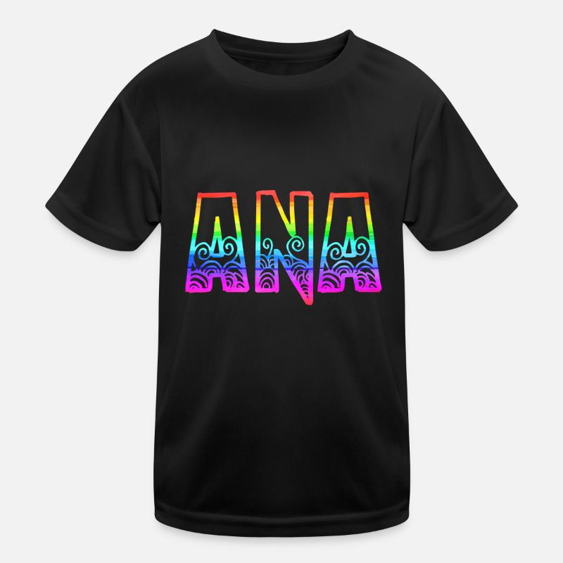 ana rs rainbow Kids Functional T-Shirt