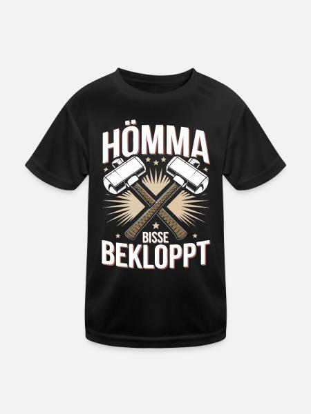 Rhénanie-du-Nord-Westphalie Rhénanie-du-Nord-Westphalie Rhénanie-du-Nord-Westphalie Allemagne Ruhrpott - T-shirt sport Enfant - noir - Devant