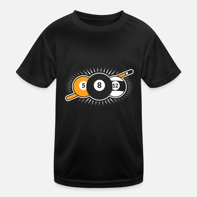 Billard Kinder Funktions-T-Shirt