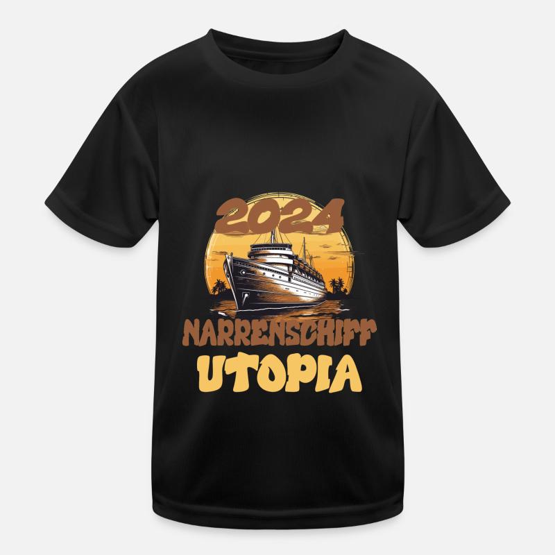 Ship of Fools Utopia, citation T-shirt sport Enfant