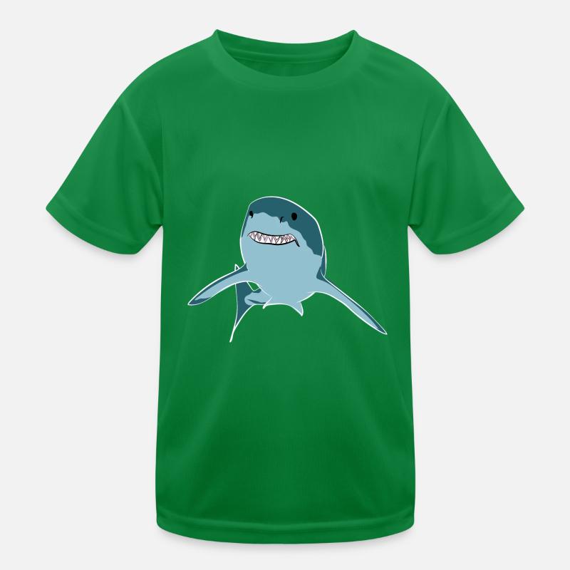 Requin blanc T-shirt sport Enfant