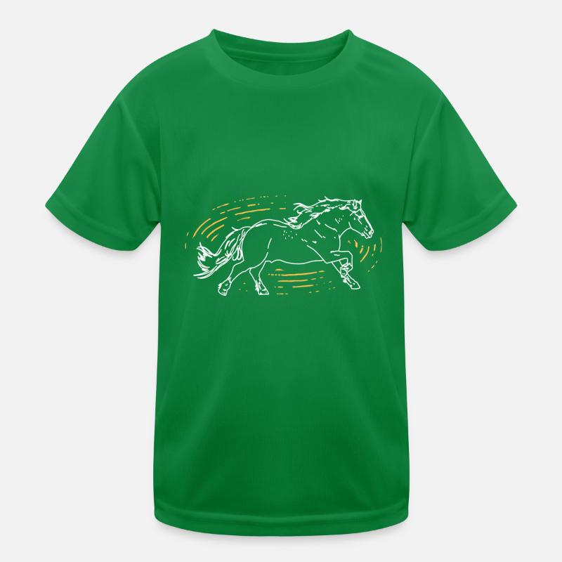 Cheval T-shirt sport Enfant