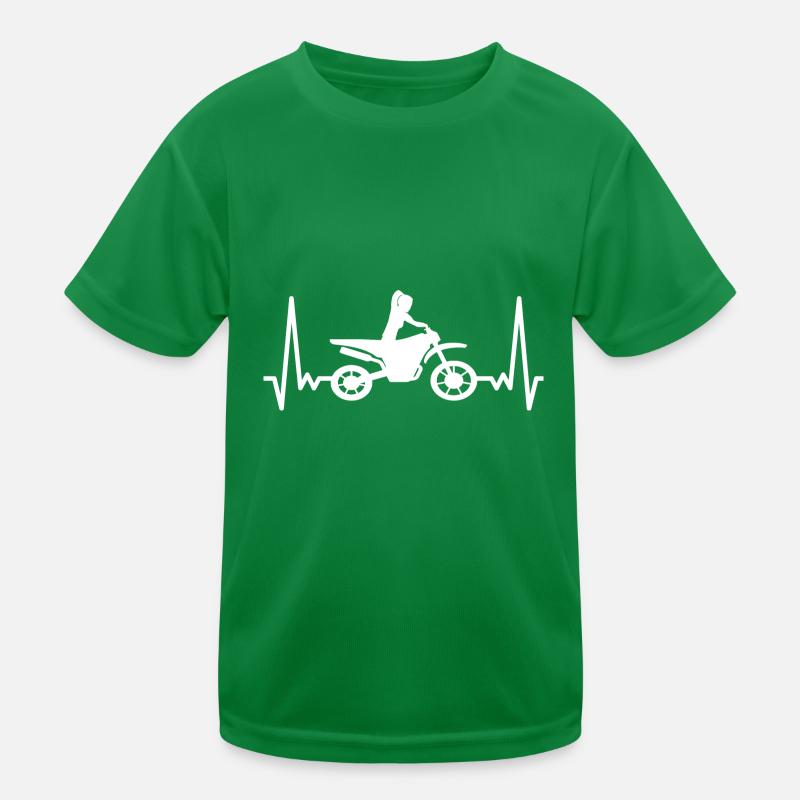 Motorrad Kinder Funktions-T-Shirt