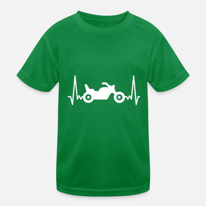 motorcycle Kids Functional T-Shirt
